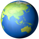Глобус Азия-Австралия 