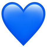 Синее сердечко 