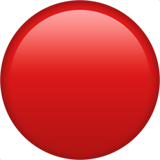 Красный большой круг 