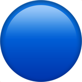 Синий большой круг 