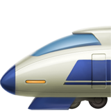 Высокоскоростной поезд с круглым носом 